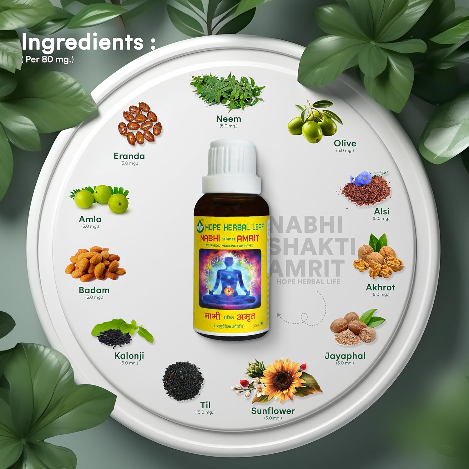 Nabhi Shakti Amrit – Ayurvedic Nabhi Therapy Oil (30 ml) - Image 8